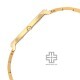Titan Edge Gleam 1843YM02 Gold Dial Stainless Steel Strap Men Watch