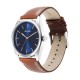 Titan Workwear 1866SL01 Blue Dial Leather Strap Quartz Men's Watch
