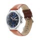 Titan Trendsetters 1870SL02 Blue Dial Leather Strap Quartz Men's Watch