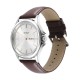 Titan Trendsetters 1870SL03 White Dial Leather Strap Quartz Men's Watch
