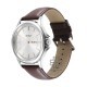 Titan Trendsetters 1870SL03 White Dial Leather Strap Quartz Men's Watch