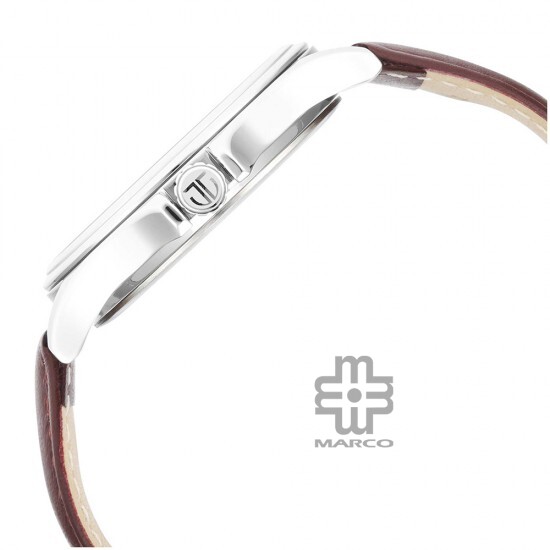 Titan Trendsetters 1870SL03 White Dial Leather Strap Quartz Men's Watch