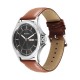 Titan Trendsetters 1870SL05 Black Dial Leather Strap Quartz Men's Watch