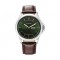 Titan Quartz 1870SL06 Green Dial Leather Strap Quartz Men's Watch