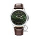 Titan Quartz 1870SL06 Green Dial Leather Strap Quartz Men's Watch