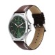 Titan Quartz 1870SL06 Green Dial Leather Strap Quartz Men's Watch