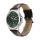 Titan Quartz 1870SL06 Green Dial Leather Strap Quartz Men's Watch