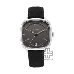 Titan Neo Curve 1885SL02 Anthracite Dial Leather Strap Men Watch