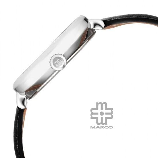 Titan Neo Curve 1885SL02 Anthracite Dial Leather Strap Men Watch