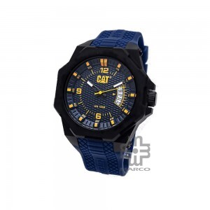 Caterpillar LM LM-121-26-636 Navy Blue Silicone Rubber Band Men Watch