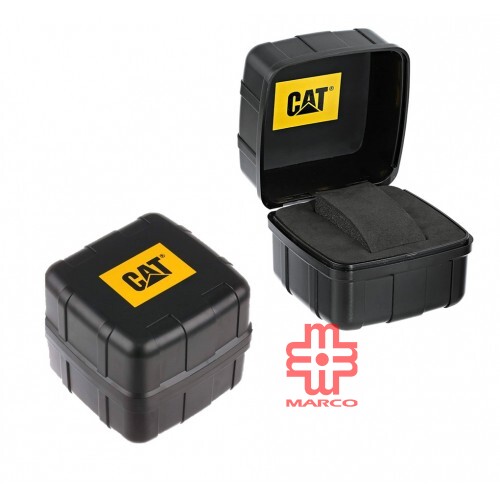 CAT LM LM-121-27-137 Yellow Silicone Rubber Band Men Watch