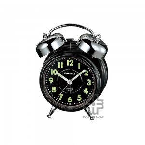 Casio TQ-362-1A Black Analog Desk Alarm Snooze Clock