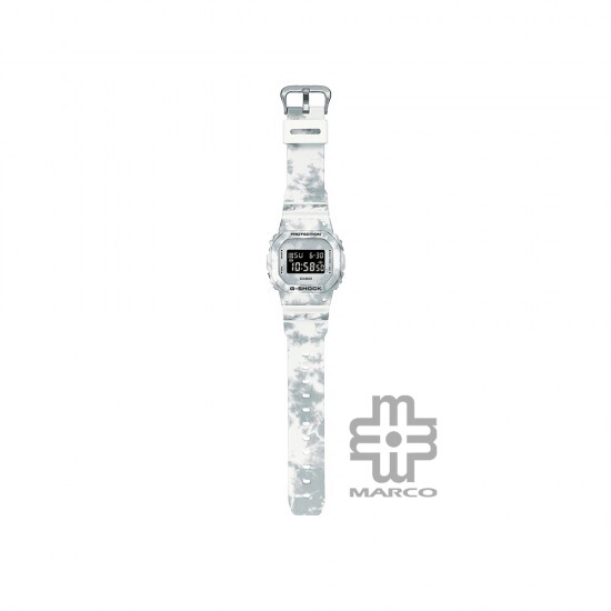 Casio G-Shock Grunge Snow Camouflage Series DW-5600GC-7 White Resin Band Men Sports Watch