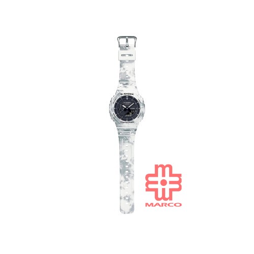 Casio G-Shock GAE-2100GC-7A White Snowflakes Camouflage Resin Band Men Watch