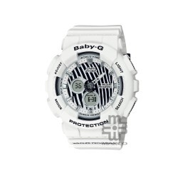 Casio Baby-G x Wildlife Promising BA-120WLP-7A White Resin Band Women Sports Watch
