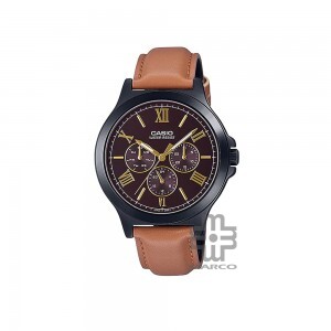 Casio General MTP-V300BL-5A Brown Leather Band Men Watch