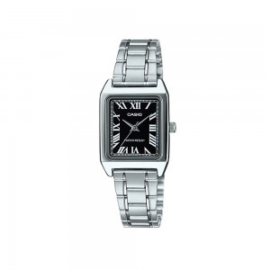 Casio General LTP-V007D-1B Silver Stainless Steel Band Women Watch