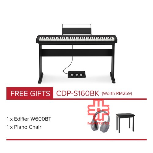 CASIO Digital Piano CDP-S160BK Black (Full Package)