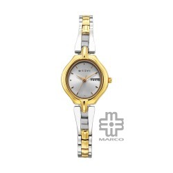 Titan Karishma 2345BM03 White Dial Stainless Steel Strap Quartz Women's Watch