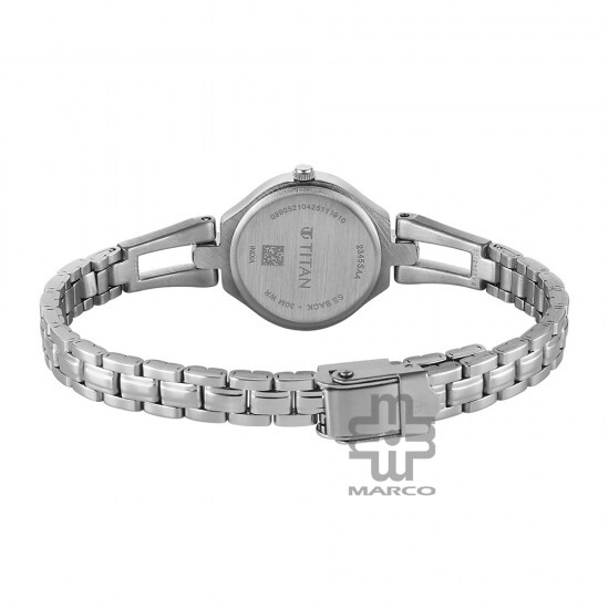 Titan Karishma 2345SM03 Silver Dial Stainless Steel Strap Quartz Women's Watch