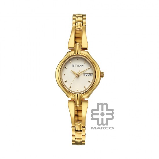 Titan Karishma 2345YM04 Champagne Dial Stainless Steel Strap Quartz Women's Watch