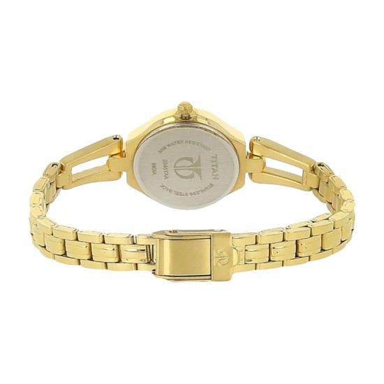 Titan Karishma 2345YM05 Silver Dial Stainless Steel Strap Quartz Women's Watch