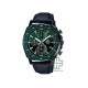 Casio Edifice EFV-600CL-3AV Black Leather Band Men Watch