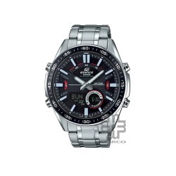 Casio Edifice EFV-C100D-1AV Silver Stainless Steel Band Men Watch