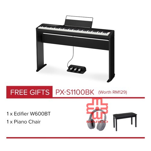 CASIO Privia Digital Piano PX-S1100BK Black (Full Package)