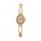 Titan Quartz 2468YM04 White Dial Metal Strap Quartz Women's Watch