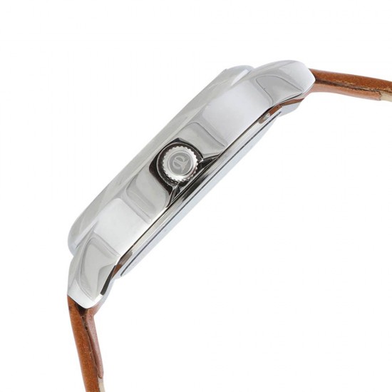 Titan Workwear 2481SL06 Silver Dial Leather Strap Quartz Women's Watch