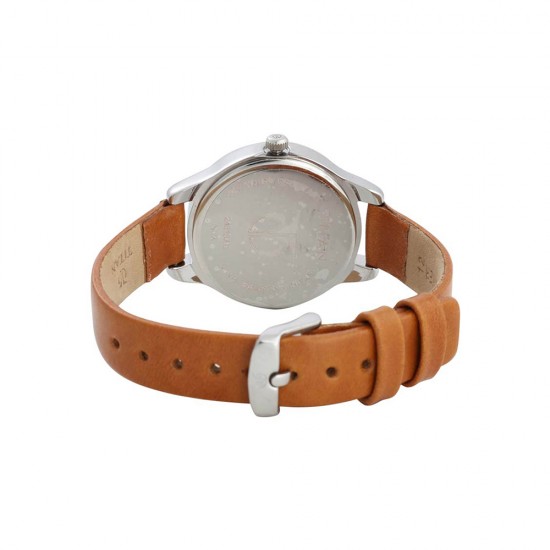 Titan Workwear 2481SL06 Silver Dial Leather Strap Quartz Women's Watch