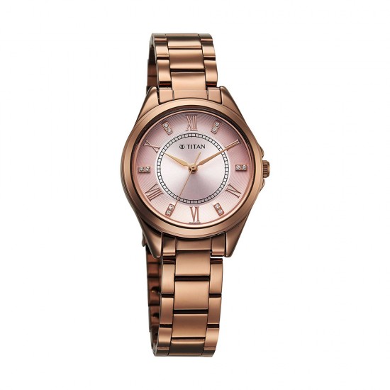 Titan Sparkle 2565QM01 Purple Dial Stainless Steel Strap Women's Watch Titan Sparkle 2565QM01 Purple Dial Stainless Steel Strap Women's Watch