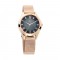 Titan Sparkle 2565WM01 Black Dial Stainless Steel Mesh Strap Quartz Women's Watch