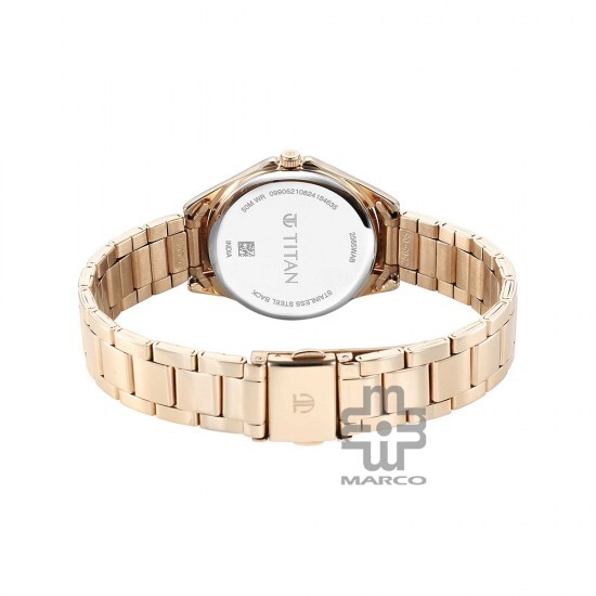 Titan Sparkle 2565WM06 Purple Dial Stainless Steel Strap Quartz Women's Watch