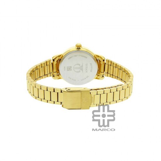 Titan Karishma 2572YM01 White Dial Stainless Steel Strap Quartz Women's Watch