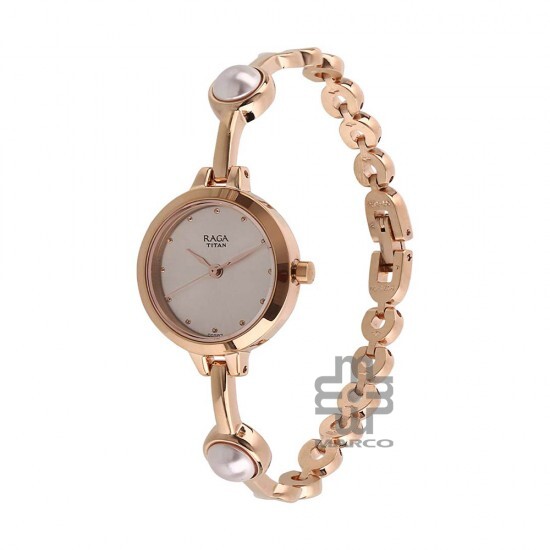 Titan Quartz 2576WM01 Grey Dial Metal Strap Quartz Women's Watch