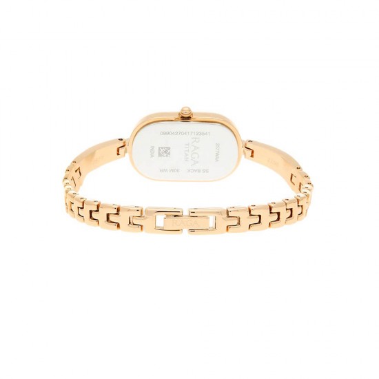 Titan Raga Viva 2577WM01 Rose Gold Dial Metal Strap Quartz Women's Watch