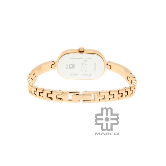 Titan Raga Viva 2577WM01 Rose Gold Dial Metal Strap Quartz Women's Watch
