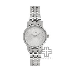 Titan Karishma 2593SM01 Silver Dial Stainless Steel Strap Quartz Women's Watch