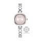 Titan Lagan 2598SM06 Pink Dial Metal Strap Quartz Women's Watch