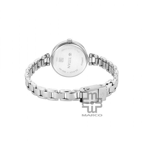 Titan Lagan 2598SM06 Pink Dial Metal Strap Quartz Women's Watch