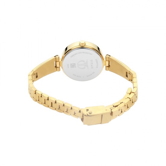 Titan Quartz 2598YM02 Silver Dial Stainless Steel Strap Quartz Women's Watch Titan Quartz 2598YM02 Silver Dial Stainless Steel Strap Quartz Women's Watch