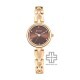 Titan Lagan 2601WM04 Brown Dial Metal Strap Quartz Women's Watch