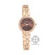 Titan Lagan 2601WM04 Brown Dial Metal Strap Quartz Women's Watch