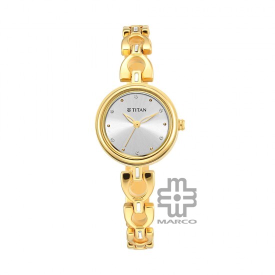 Titan Karishma 2601YM04 Silver Dial Metal Strap Quartz Women's Watch