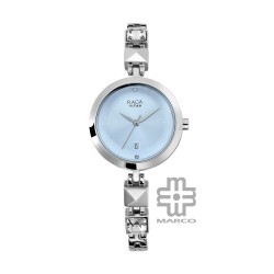 Titan Raga Viva 2606SM01 Blue Dial Metal Strap Quartz Women's Watch