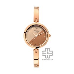Titan Raga Viva 2606WM07 Rose Gold Dial Metal Strap Quartz Women's Watch