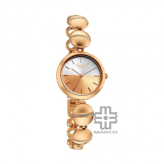 Titan Raga Delight 2606WM11 Two-Toned Dial Metal Strap Women's Watch