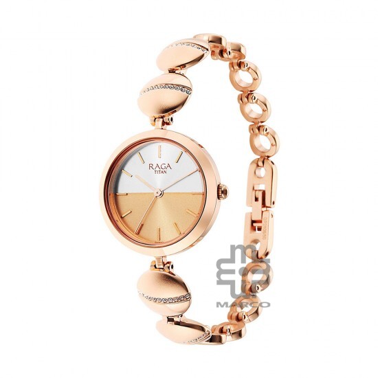 Titan Raga Delight 2606WM11 Two-Toned Dial Metal Strap Women's Watch